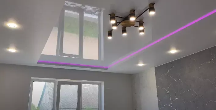 Натяжные потолки модерн — Королёв, проезд Макаренко, 3, фото 2
